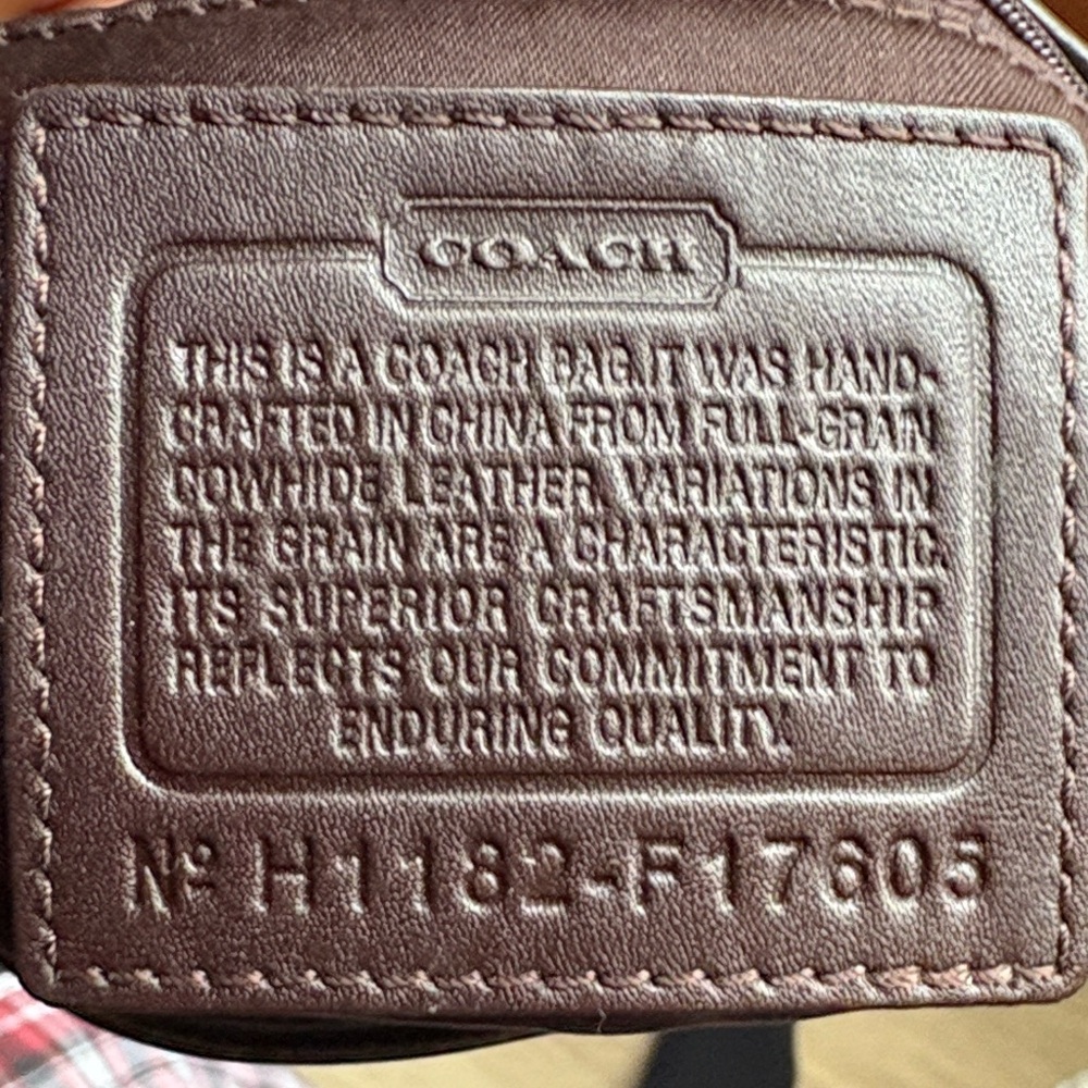 Coach Ashley Y2K Leather Purse Hippie Shoulder Bag | F17605 | Great Condition - Picture 7 of 8